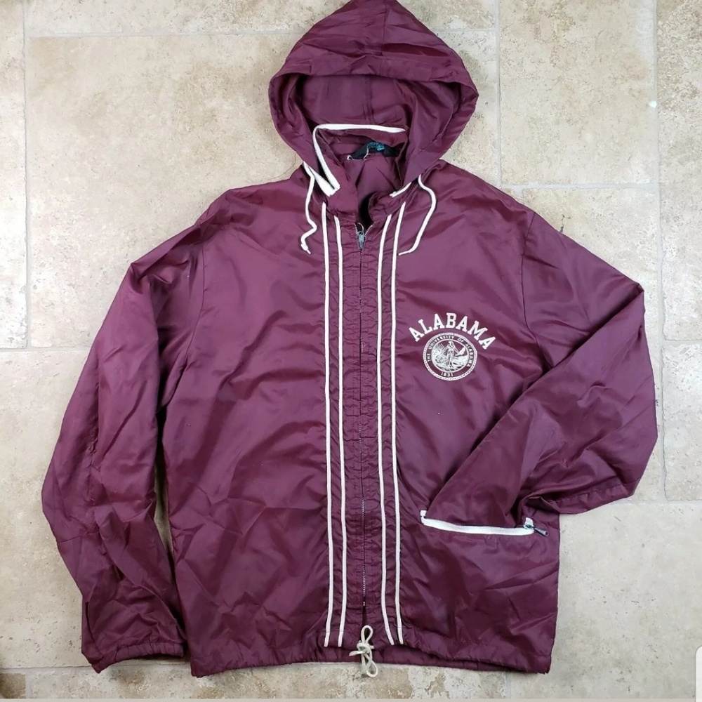 Champion Sportswear Roll Tide Jacket Mens Red 60s